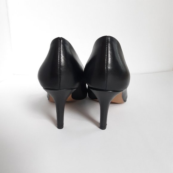NEW | Franco Sarto | Black Leather Pumps 6M - Picture 3 of 9